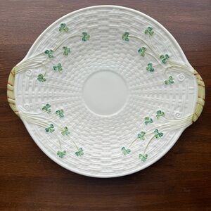 Vintage belleek plate